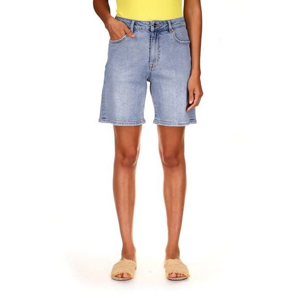 Sanctuary Womens Distressed Bermuda Denim Shorts Size 31 - Picture 1 of 3